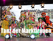 Allj&auml;hrlicher H&ouml;hepunkt ist der Tanz der Marktweiber auf dem Viktualienmarkt am Faschingsdienstag, 17.02.2026 (&copy;Foto: Martin Schmitz)